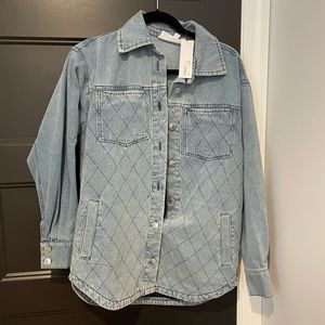 Steve Madden denim button up shirt